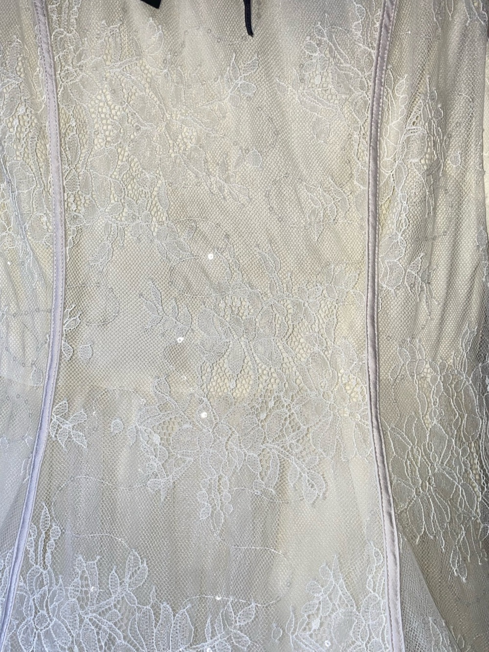 Lulus Charmaine Cream Lace Sleeveless Skater Mini Dress - Picture 9 of 14